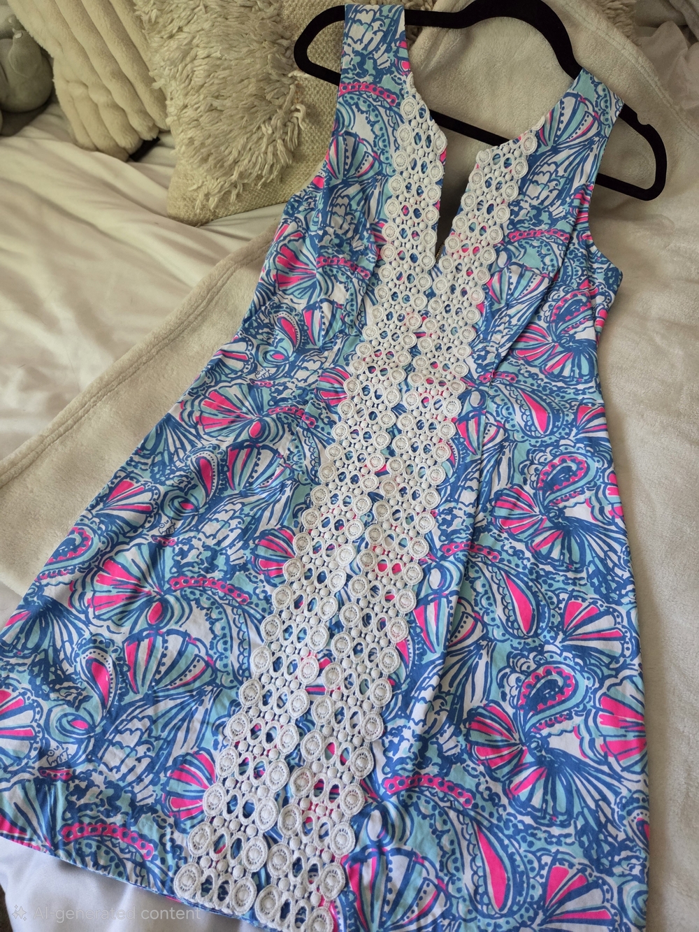 Lilly Pulitzer for Target Blue and Pink Sleeveless Dress